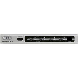 Aten 4-Port HDMI Switch VS481A, 4 x HDMI Audio/Video In, 1 x HDMI Audio/Video Out, 1 x DB-9, 1920 x 1200 Resolution.