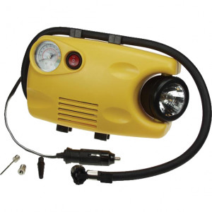 Velleman Air Compressor (116 psi) with Gauge and Work Light, Model: VTAC1