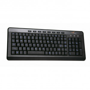 Anyware Mulitmedia LED Keyboard with Blue LED, USB