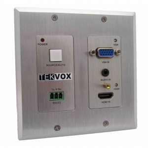 TEKVOX 79066 TPHD2-WP1 HDBasedT Wall Plate