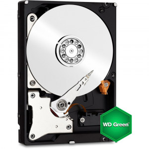 Western Digital Caviar Green 3.5in 500GB SATA 6Gb/s Internal Hard Drive WD5000AZRX, IntelliPower, 64MB Cache, OEM.