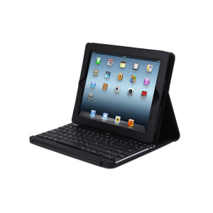 Black Adesso Compagno 3 Bluetooth 3.0 Scissor-Switch Keyboard and Case for iPad 3 / iPad 2, P/N: WKB