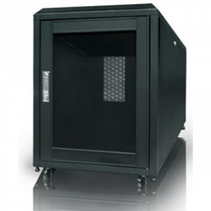 Black iStarUSA 15U 1000mm Depth Rackmount Server Cabinet. Model: WN1510.