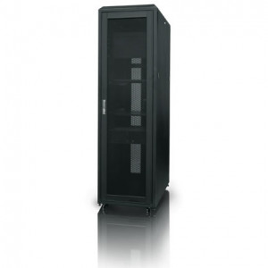 Black iStarUSA 42U 1000mm Depth Rackmount Server Cabinet. Model: WN4210.