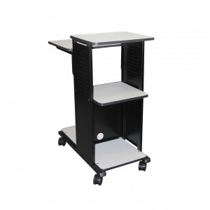 H.Wilson WPS4 Series Adjustable Audio Visual Cart / Presentation Station without Cabinet, P/N: WPS4E