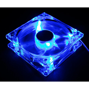 Zalman ZM-F3-BL 120mm Sleeve Silent Blue LED Case Fan w/ Noiseless Connector RC56.