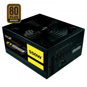 OCZ OCZ-ZT550W ZT Series ATX Modular Power Supply - 550W, 80 Plus Bronze, 140mm Fan, Active PFC