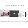 Trio Portable Monitor for Laptop, Mobile 12.5 Dual & Triple Screen 1080P IPS Display