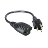 Comtop 10W1-04210 Power Extention 10ft Cable Black