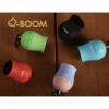 LEPA BTS03-R Q-Boom Bluetooth Speaker with Selfie Shutter, Disco Red