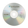 CD-RW 700MB 12X 10 Packs Slim Case Retail Verbatim 95156