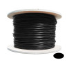 Category 7 Ethernet Cable C7OS-114BK (Black) - 1000-Foot CAT 7 Indoor / Outdoor 10G Individually Shielded Pairs (S/FTP) Solid Cable.