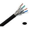Category 7 Ethernet Cable C7OS-114BK (Black) - 1000-Foot CAT 7 Indoor / Outdoor 10G Individually Shielded Pairs (S/FTP) Solid Cable.
