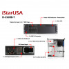 iStarUSA D-350HB-T-SILVER 3U Compact 5x3.5in Bay Hotswap microATX Desktop Chassis