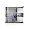 iStarUSA D-380HB-SILVER 3U Compact 8x3.5in Bay Hotswap microATX Chassis