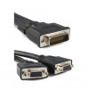 StarTech.com 8in LFH/DMS 59 Male to Dual Female VGA Cable