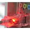 FlexiGlow Firewire 1394 Flash Cable w/ Red LED Light
