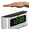 Spectra Jensen JCR-231 Digital AM/FM Dual Alarm Clock Radio with Wave Sensor