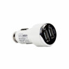 Max-Micro BRIDGE Dual Ports 12V DC to USB Car Charger (White)