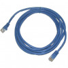 5-Foot Category 5E RJ45 Network Patch Cord/ Cable with Moldboot. Color: Blue