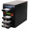 Black Systor 1 to 3 SATA 2.5in and 3.5in Dual Port/Hot Swap Hard Disk Drive (HDD/SSD) Duplicator/Sanitizer