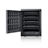 Black Sans Digital TowerRAID TR4M+B 4-Bay eSATA RAID 0/1/10/5/JBOD Performance Tower
