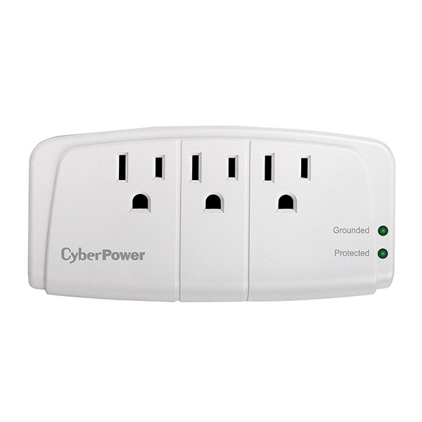 CyberPower CSB300W 3-Outlet Surge Protector