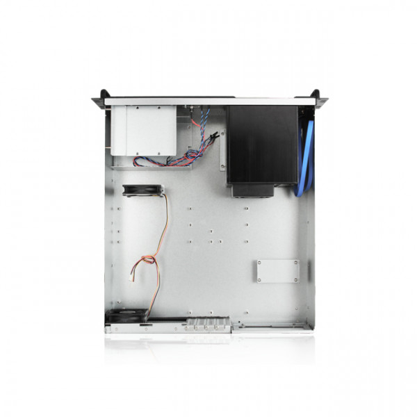 iStarUSA D-350HB-T-SILVER 3U Compact 5x3.5in Bay Hotswap microATX Desktop Chassis