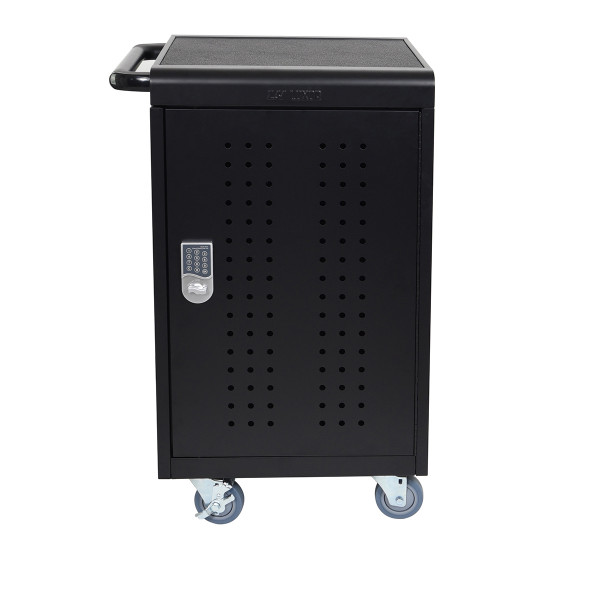 Luxor LLTM30-B-KP 30 Tablet Charging Cart with Keypad Lock