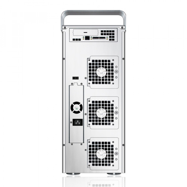 Silver Sans Digital MobileSTOR MS12X6+HG 12 Bay 6G SAS/SATA PCIe 2.0 x8 RAID 0/1/5/6/10/50 Expander Tower