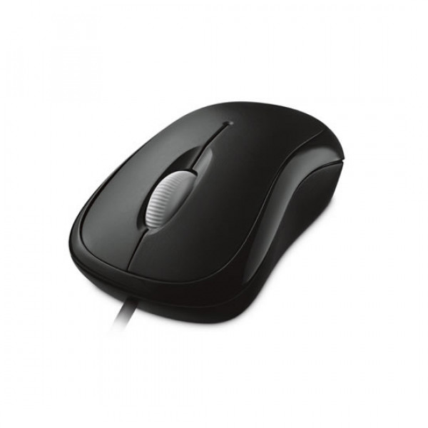 Black Microsoft Basic Optical Mouse 4YH-00005