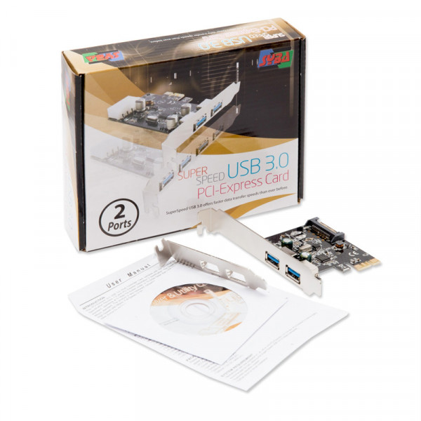 Syba SD-PEX20160 2-Port USB 3.0 PCI-Express Card