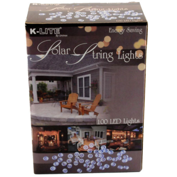 Uninex SL151 LED Solar String Lights (100 Count)