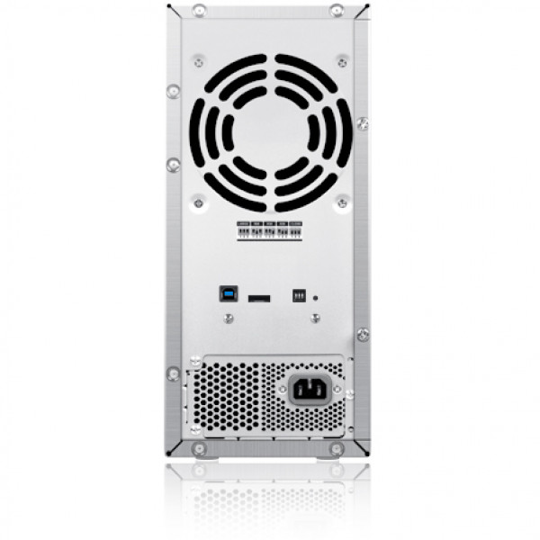 Silver Sans Digital TowerRAID TR8UT+ 3.5in 8 Bay Compact Tower SATA to USB 3.0 / eSATA RAID 50 Enclosure
