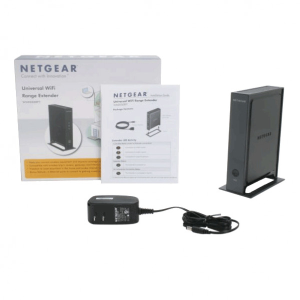 Netgear WN2000RPT-100NAS Universal WiFi Range Extender - Directron.com