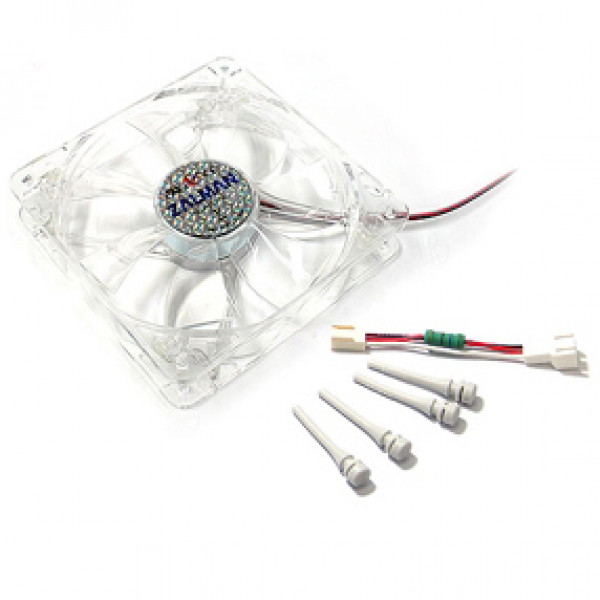 Zalman ZM-F3-BL 120mm Sleeve Silent Blue LED Case Fan w/ Noiseless Connector RC56.