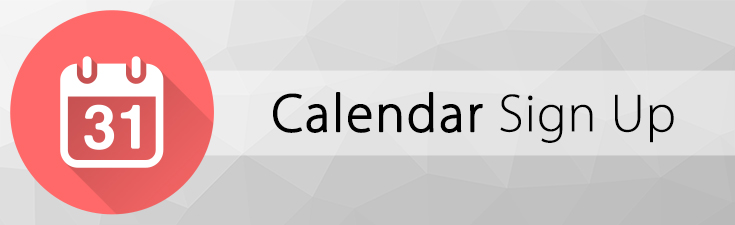 Calendar Sign Up